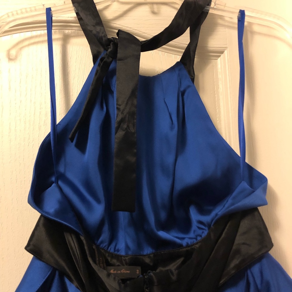 BCBG Blue Halter Dress - Picture 4 of 7